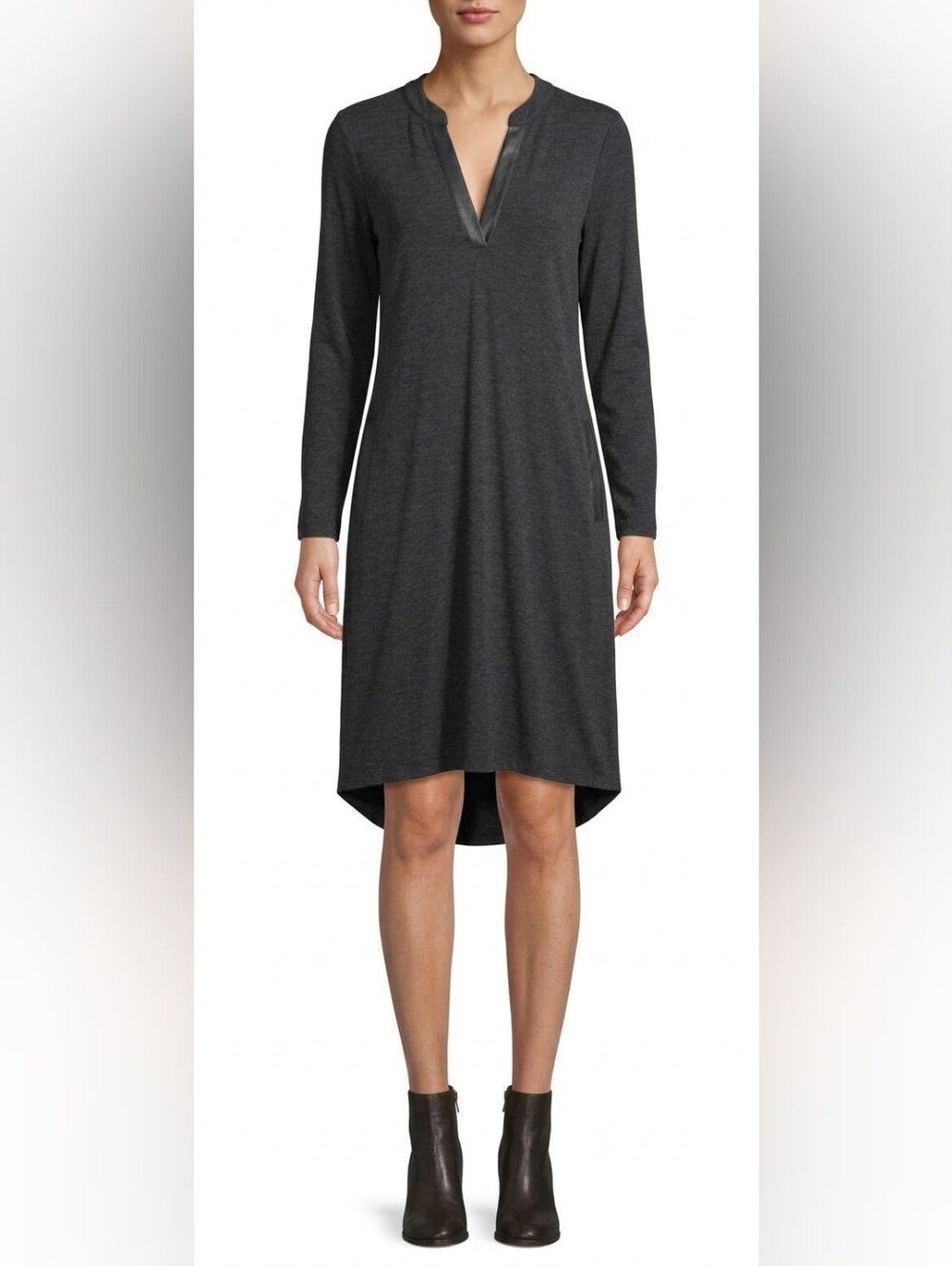 Rudsak high low black midi dress size S